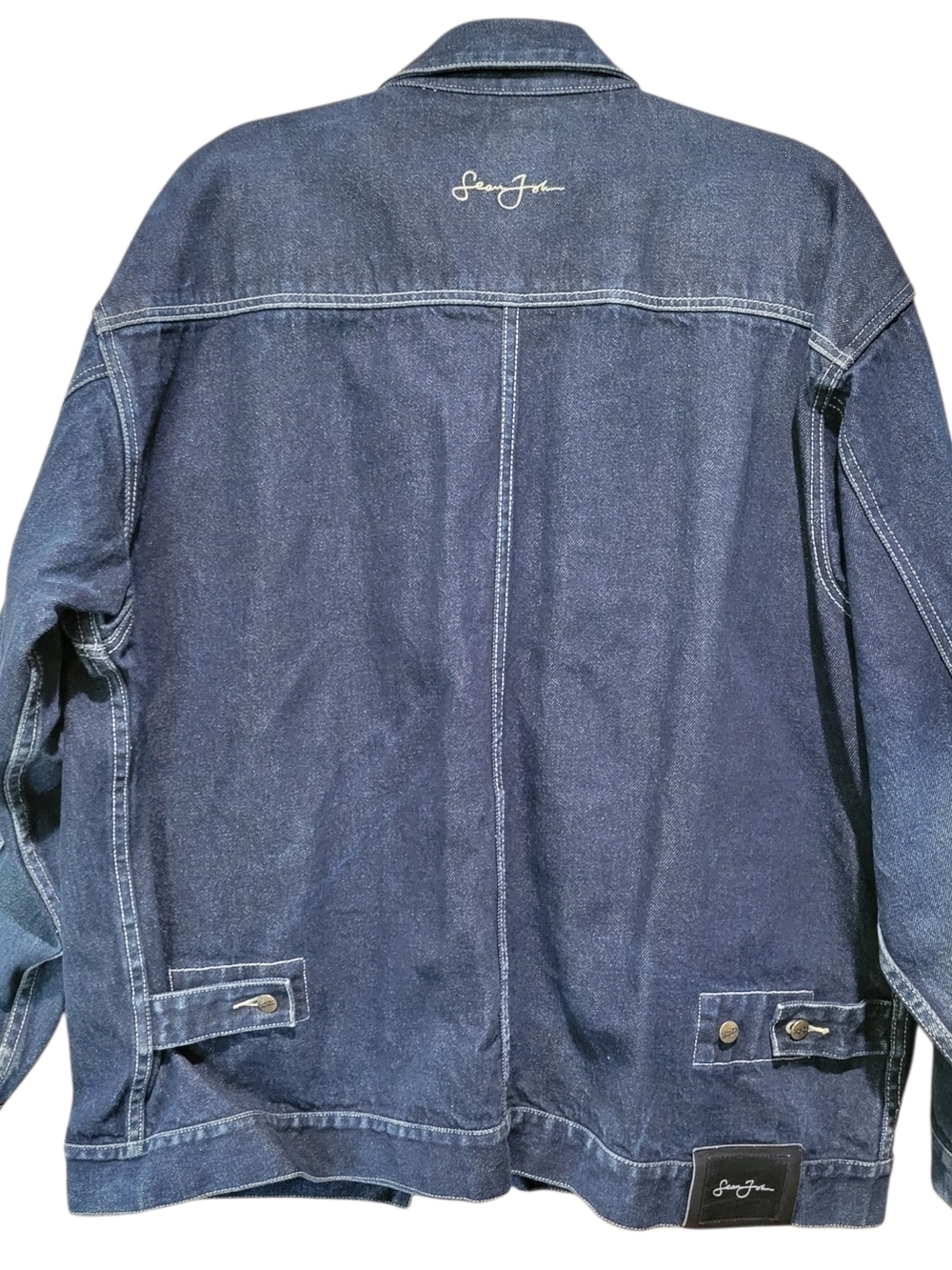 Sean John Dark Blue Denim Jacket - Picture 2 of 16